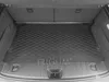 The interior of a car trunk with a black rubber floor mat. Podgląd zdjęcia produktu