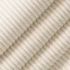 A close-up view of a beige corduroy fabric. Produktbild-Vorschau