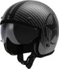 Jet-Motorradhelm BOB II CARBON STAR Schwarz, Größe L Produktbild-Vorschau 1