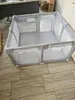 COSTWAY 120 x 120 cm, box per bambini con 50 palline, box Anteprima dell’immagine prodotto 4