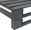 vidaXL Outdoor-Eckbank Paletten Holz Grau Produktbild-Vorschau 3