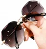 Randlose Damen-Sonnenbrille Pilots Produktbild-Vorschau 2