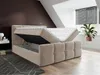 Boxspringová manželská postel 180x200 SEVERO - béžová Náhled obrázku produktu 3