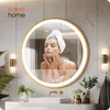 SAVE ®HOME Okrągłe lustro łazienkowe LED - 60 cm - Podgląd zdjęcia produktu 5