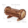 Relaxdays Pflanzengefäß Holz, 2 Stück, Pflanzschubkarre & Produktbild-Vorschau 5