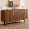 Merax Sideboard Mid-Century mit 4 Türen und Einlegeböden, Produktbild-Vorschau 2