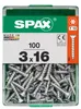 Spax Universalschrauben 3.0 x 16 mm TX 10 - 100 Stk. Produktbild-Vorschau 4