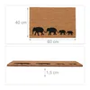 Tapis d'entrée Relaxdays en coco 60 x 40 cm, motif Voir les images du produit 4