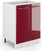 Meuble bas de cuisine Vicco Fame-Line Rouge bordeaux Haute Voir les images du produit 1