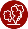 A stylized graphic representing smoke or steam emanating from a surface. Anteprima dell’immagine prodotto