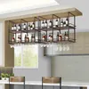 Weinregal 'Hubro' 120 x 30 x 85 cm Deckenregal mit Produktbild-Vorschau 2