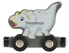 Vlak/Vláček s vagóny dinosaurus na magnety 10ks dřevo v Náhled obrázku produktu 14