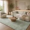 Luxus Super Soft Fellteppich Pearl Grün, Größe:160x230 cm Produktbild-Vorschau 1