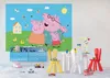 Sanders & Sanders Fototapete Peppa Wutz Grün, Blau und Rosa Produktbild-Vorschau 2