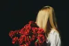 Rose unique en velours Comme la vie Artificielle Marron Voir les images du produit 9