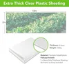 2m x 10m Polyethylenfolie Transparent Gewächshausfolie, Produktbild-Vorschau 4