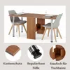 Esstisch ausklappbar - platzsparend - Klapptisch - Produktbild-Vorschau 3