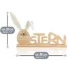 com-four® 8x Deko Aufsteller für Ostern - Schriftzug mit Produktbild-Vorschau 7