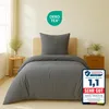 Komfortec Premium Bettwäsche 155x220 cm Bettbezug + 80x80 Produktbild-Vorschau 1