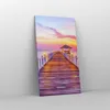 Bild auf Leinwand - Leinwandbild - Sonnenuntergang Wasser Produktbild-Vorschau 4