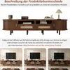 okwish Ovaler TV-Schrank TV-Ständer mit Schubladen und Produktbild-Vorschau 3