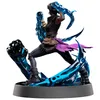 A figurine of a female character with blue energy effects, posed in an action stance on a black base. Náhled obrázku produktu