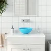 The Living Store Waschbecken Keramik Hellgrün Rund Produktbild-Vorschau 2