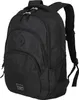 A black backpack is shown against a white background. Produktbild-Vorschau