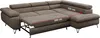 Ecksofa Sofa Braun, Wohnlandschaft L-Form mit Produktbild-Vorschau 10