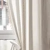 Vorhänge Boho Quasten Textur Gardinen Schlafzimmer Vorhang Produktbild-Vorschau 3