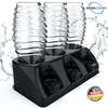 SODACLEAN® Premium 3er Flaschenhalter Kunststoff Hochglanz Produktbild-Vorschau 1