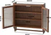 Hängeschrank Vintage Braun (63x60x18 cm), Wandschrank Produktbild-Vorschau 9