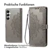 imoshion Mandala Klapphülle Samsung Galaxy A55 - Grau Produktbild-Vorschau 2