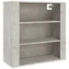 Wandschrank Betongrau 80x33x80 cm Holzwerkstoff Produktbild-Vorschau 1