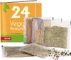 A product shot of a ROTH Bio-Gewürz Adventskalender "Vegane Rezepte" (Organic Spice Advent Calendar "Vegan Recipes"), featuring the calendar box and several small, clear plastic packets filled with spices. Produktbild-Vorschau