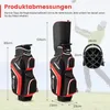 COSTWAY Golfbag, Golf Cart Bag mit 14 er Unterteilung, Produktbild-Vorschau 3