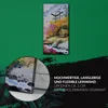 Dekor Leinwand Uhr Wandbilder 30x60 Malerei Abstrakte Berge Produktbild-Vorschau 5