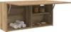 A wooden cabinet with an open top, showing shelves and items. Náhled obrázku produktu