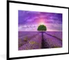 MuchoWow® Gerahmtes Poster Lavendel - Baum - Lila - Wolken Produktbild-Vorschau 1