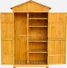 sweeek - Gartenhaus 105 cm aus Tannenholz, 6 Stauräume - Produktbild-Vorschau 4