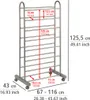 WENKO Schuhe Regal ausziehbar Schrank 42 Paar Rollen Zimmer Produktbild-Vorschau 5