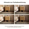 Nachttisch Modern mit 2 Schubladen, Eichenfarben, Produktbild-Vorschau 5