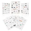 CraftWerk Hochzeit Sticker Gästebuch 250 Stk. - Aufkleber Produktbild-Vorschau 2