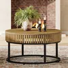 Tribesigns 80 cm Runder Couchtisch, Farmhouse Circle Produktbild-Vorschau 4