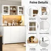 okwish Küchenschränke mit LED und Acryltüren,Sideboards, Produktbild-Vorschau 5