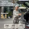 ELONEO Carbon rolstoel, inklapbaar en lichtgewicht, met Productafbeelding-voorbeeld 3