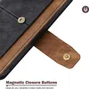 A close-up view of a phone case with a magnetic closure. Produktbild-Vorschau