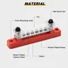 2 Stück Sammelschiene 12V, Sammelschienen Verteilerblock Produktbild-Vorschau 3
