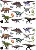 Oblique Unique Temporäre Klebetattoos Kinder Dinosaurier Produktbild-Vorschau 1