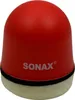 A red SONAX P-Ball polishing tool with a foam base. Podgląd zdjęcia produktu